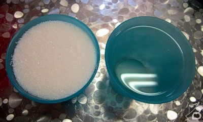Сахар и вода для пастилы домашней